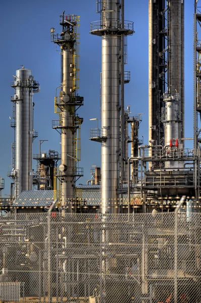 Oljeraffinaderi i Tyskland — Stockfoto