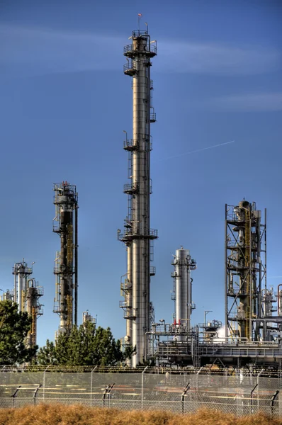 Rafinerii ropy naftowej w Niemczech — Zdjęcie stockowe