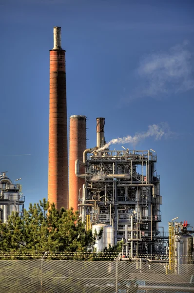 Refinería de petróleo en Alemania — Foto de Stock