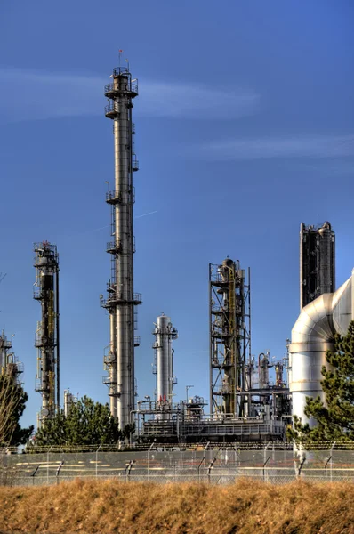 Ropné rafinerie v Německu — Stock fotografie