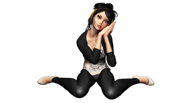 Digital 3D Illustration of a Female — Stock Photo, Image