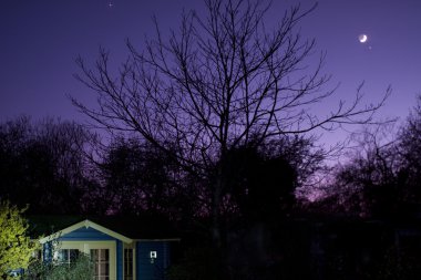 Nightsky ay, Venüs ve Aldebaran ile