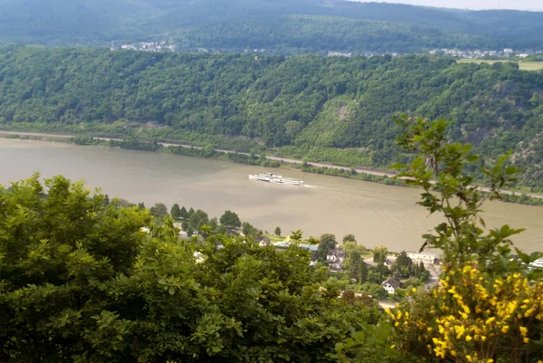 Schaufelraddampfer auf dem Rhein — Stok fotoğraf