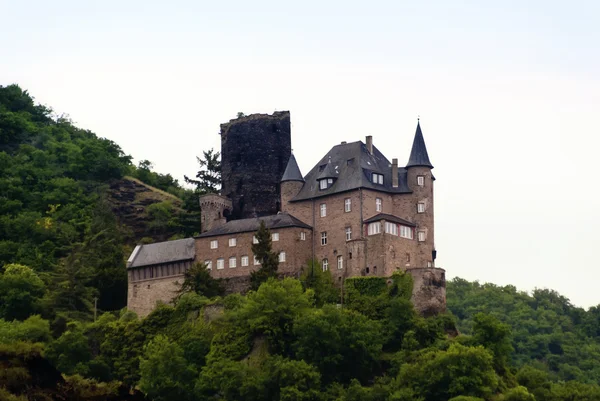 Burg Katz am Rhein — Stockfoto