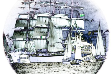 Windjammerparade Kiel Week Telescope View