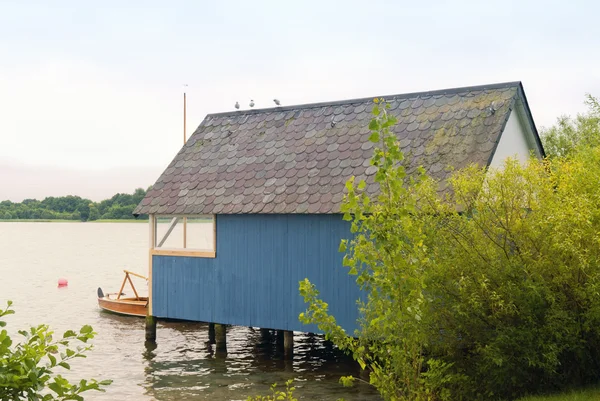Sjöbod på Schaalsee i Tyskland — Stockfoto