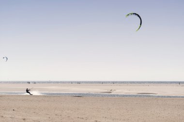 Beach, St. Peter-Ording üzerinde Almanya