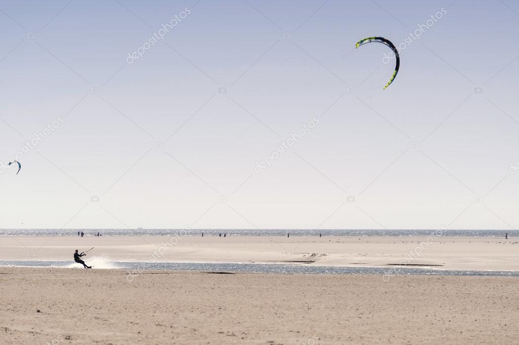 On the Beach of St. Peter-Ording in Germany