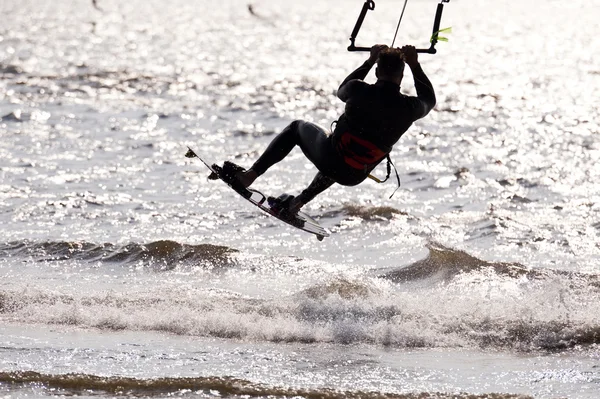 Kitesurfer в Санкт міського — стокове фото