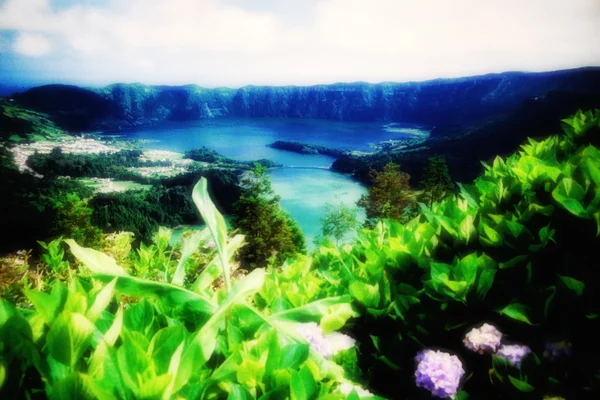 Moody Scene in the Azores, Portugal — Stock Photo, Image