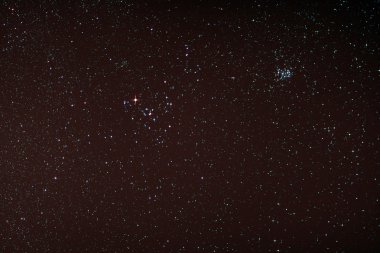 Starfield with Taurus and Pleiades clipart