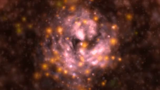 Digital Animation of a cosmic Scene in 4K — Stock Video