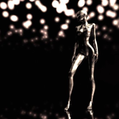 Dijital görsel bir erkek olarak