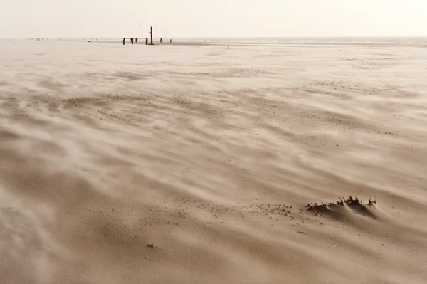 Praia de Amrum Na Alemanha — Fotografia de Stock