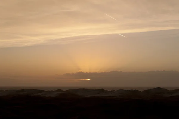 Evening Mood on Amrum in Germany — Stock Photo, Image