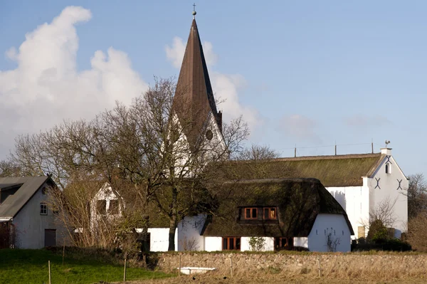 Chiesa di Nebel ad Amrum, Germania — Foto Stock