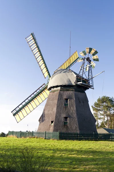 Windmill on Amrum in Germany — Stock Photo, Image