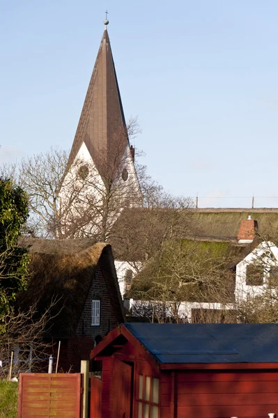 Iglesia Nebel Amrum Alemania —  Fotos de Stock