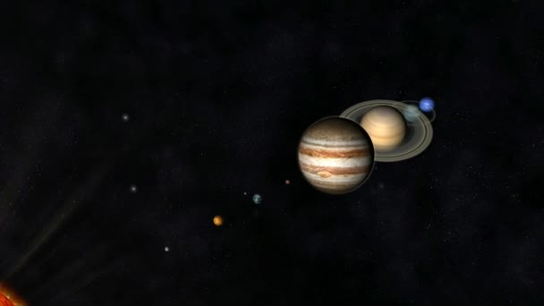 Animation du système solaire 