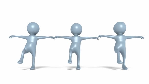 Animation numérique de pom-pom girls Manikins 