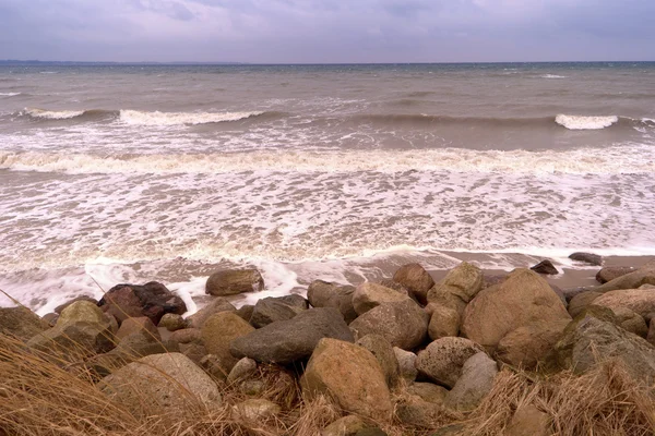 Ondata del Mar Baltico in Germania — Foto Stock