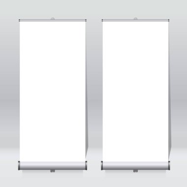 Pankart tasarımı şablonu, dikey, kurumsal arkaplan, tasarımı kaldır, modern geri çekilebilir pankart, dikdörtgen boyutu.