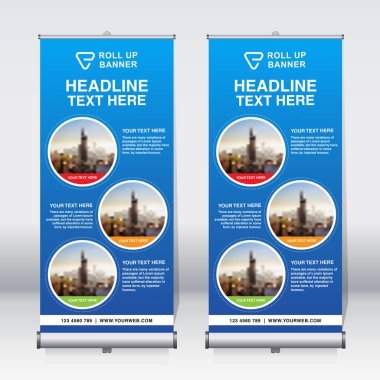Pankart tasarımı şablonu, dikey, kurumsal arkaplan, tasarımı kaldır, modern geri çekilebilir pankart, dikdörtgen boyutu.