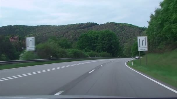 Гірська дорога — стокове відео