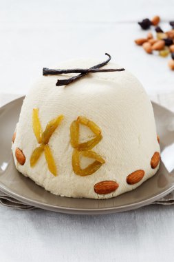 Paskha, geleneksel Rus Paskalya tatlı lor