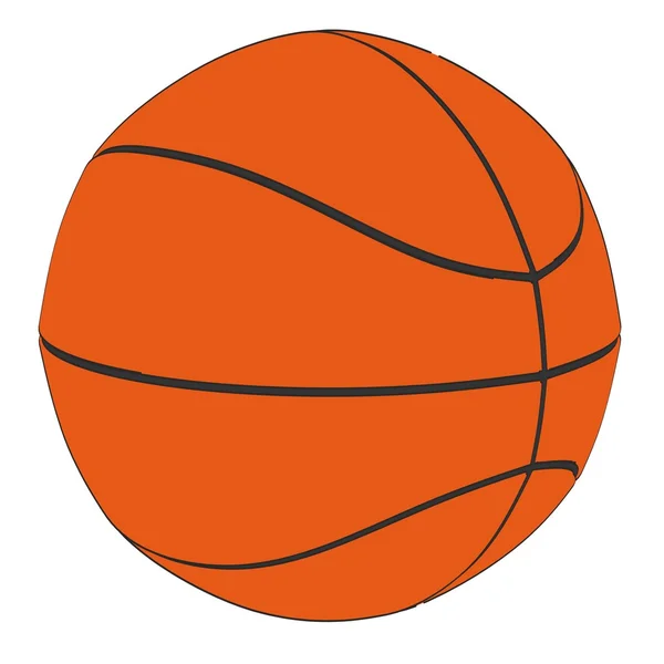 Ilustração de basquete — Fotografia de Stock