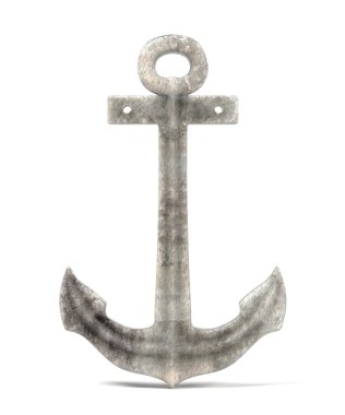gemi çapa 3D render