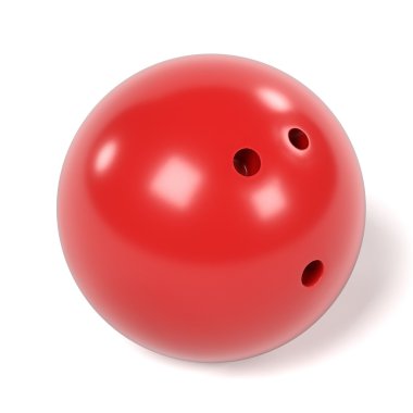 bowling topu 3D render