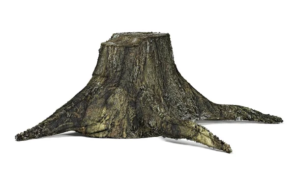 3d render of old stump — Stock Photo, Image