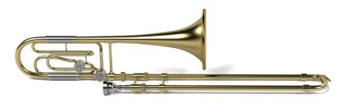 bas trombon 3D render