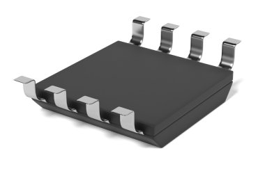 bilgisayar çipi 3D render