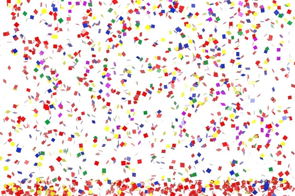 3d renderização de confete partido — Fotografia de Stock