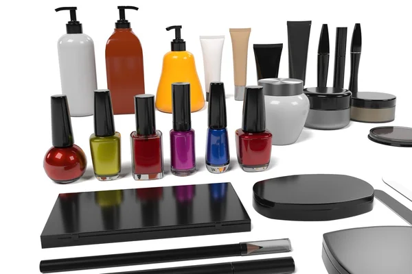 3d rendering of cosmetics set — Stock Photo, Image