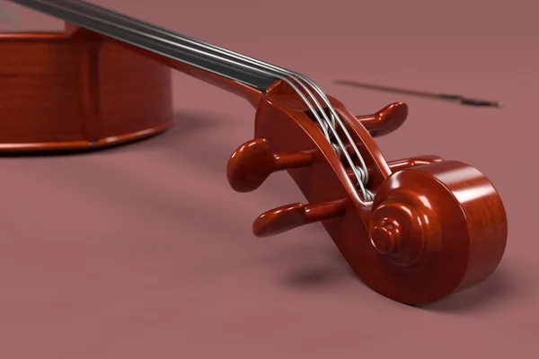 3D renderização de baixo - instrumento musical — Fotografia de Stock