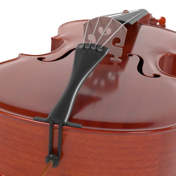 3D renderização de instrumento musical de violoncelo — Fotografia de Stock