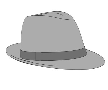 2d cartoon illustration of hat clipart