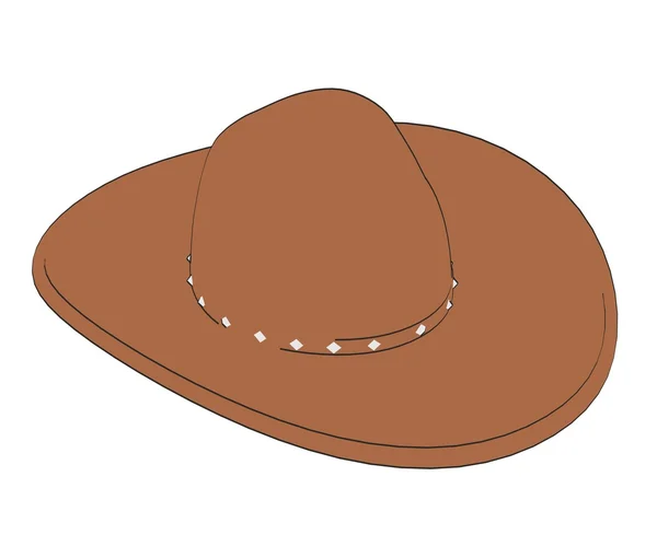 2d cartoon illustration of hat — Stock Photo, Image