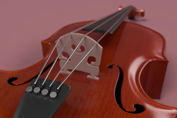 3d rendu de basse - instrument de musique — Photo