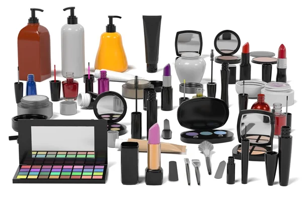 3d rendering of cosmetics set — Stock Photo, Image