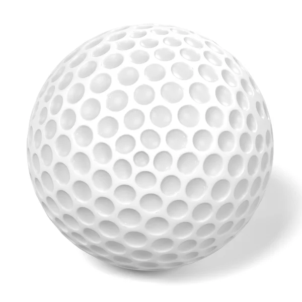 Golf topu 3D render — Stok fotoğraf