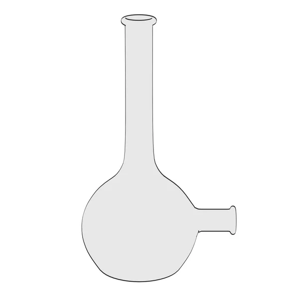 2d cartoon illustration of alchemy tool — Stock Photo, Image