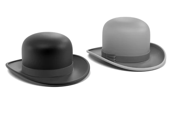 Representación 3d de sombreros para bolos — Foto de Stock