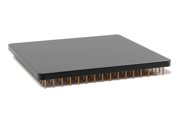 Rendering of computer chip — Stock Photo, Image