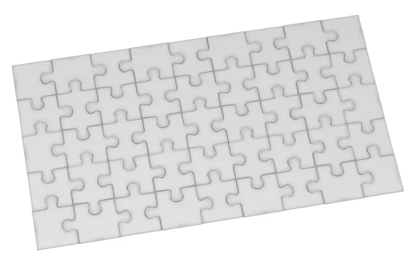パズルのピースの 3 d レンダリング — ストック写真