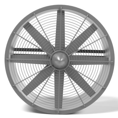 3D render büyük fan