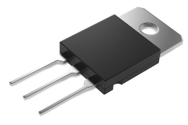 transistör bölümünün 3D render